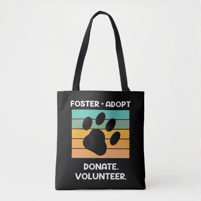 Bolsa Tote Voluntário para o Bem-Estar dos Animais (Frente)