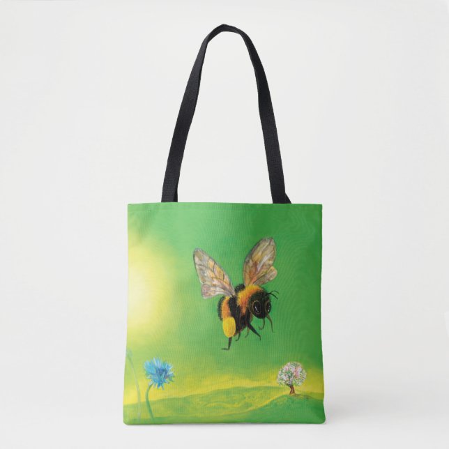 Bolsa Tote Voo da Bumblebee (Frente)