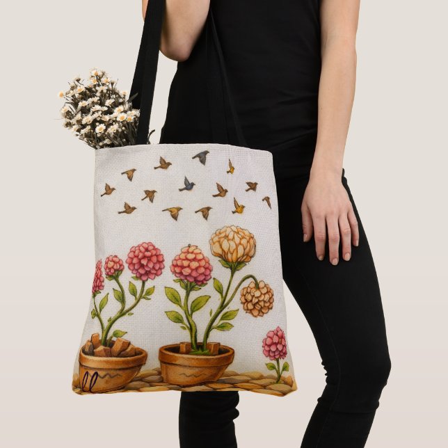 Bolsa Tote Voo de Esperança (Close Up)