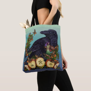 Bolsa Tote Voos de Fantasia Raven Faery