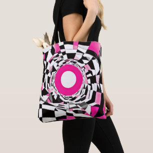 Bolsa Tote Vórtex Rosa: Uma Descida Verificada