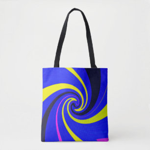 Bolsa Tote Vórtice azul