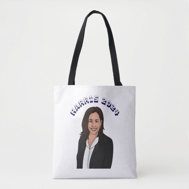 Bolsa Tote Votação para Kamala Harris 2024 (Frente)