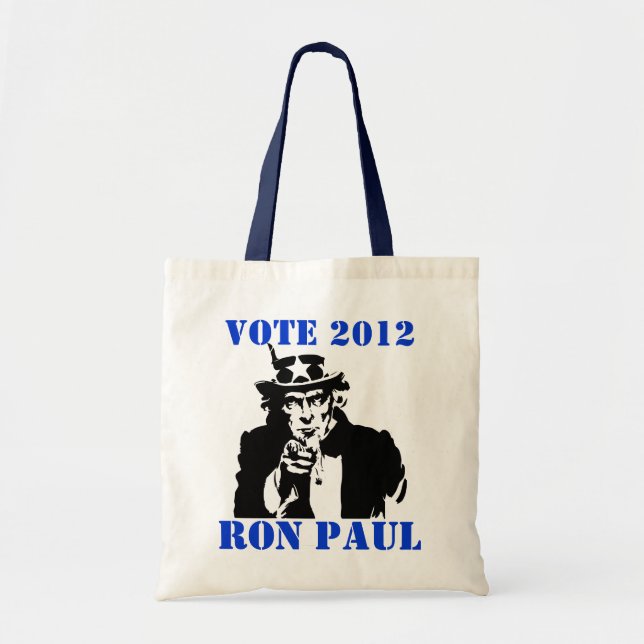 BOLSA TOTE VOTAÇÃO RON PAUL 2012 (Frente)