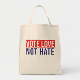 Bolsa Tote Votar amor não odiar
