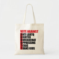 Votar contra Greg Abbott Texas Democrat Word Poem
