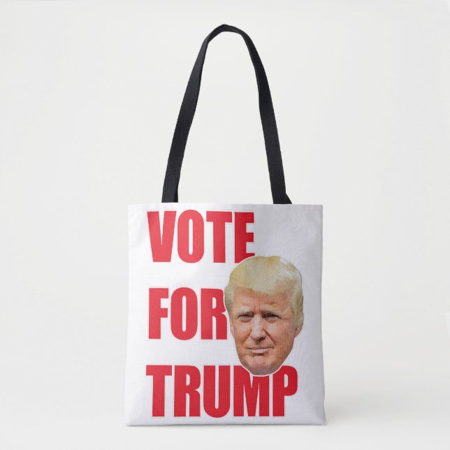 Bolsa Tote Votar para o trunfo (Frente)