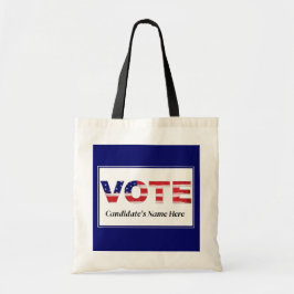 Bolsa Tote Vote Vermelho/Azul