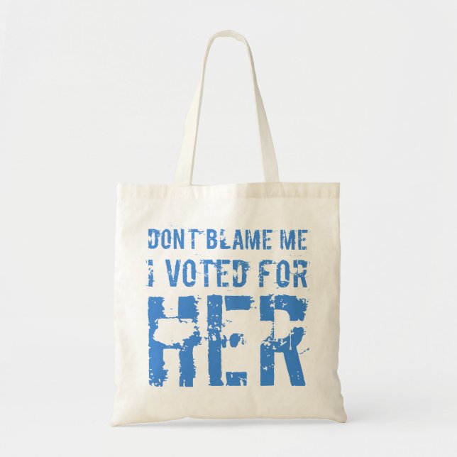 Bolsa Tote Votei A Favor De Kamala Harris (Frente)