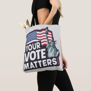 Bolsa Tote Voto Assuntos Eleições nos EUA 2024