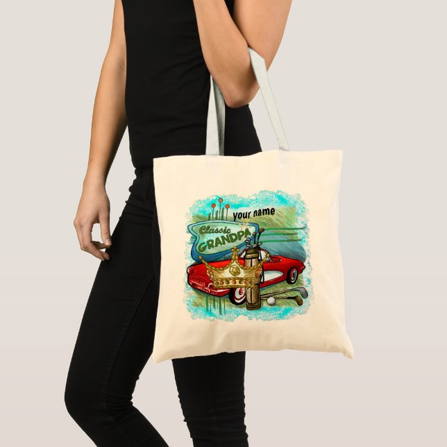 Bolsa Tote Vovô clássico Tote Bag (Frente (produto))