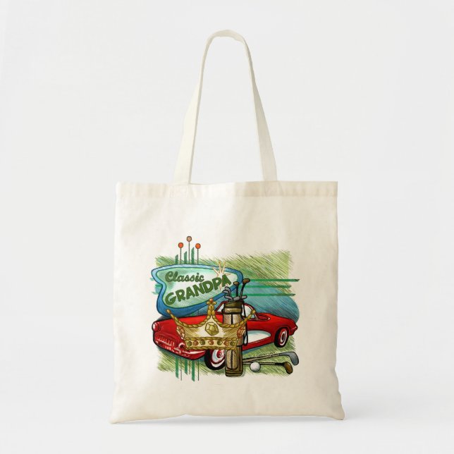 Bolsa Tote Vovô clássico Tote Bag (Frente)