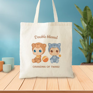 Bolsa Tote Vovó do Twins Bear Bear Bear