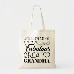 Bolsa Tote Vovó Excelente mais fabulosa do mundo