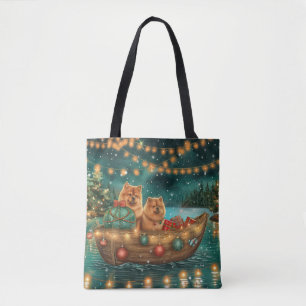 Bolsa Tote Voyage festiva de Natal Chow