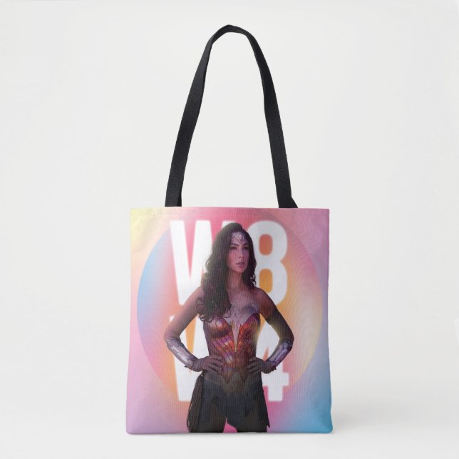Bolsa Tote W84 | Lo Fi Pastel Rainbow Wonder Photo (Frente)