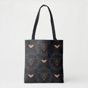 Bolsa Tote W84  Padrão Geométrico Circular da Mulher Maravi
