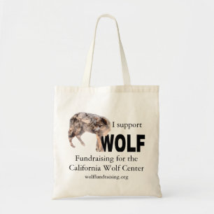 Bolsa Tote W.O.L.F. Saco do orçamento