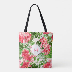 Bolsa Tote W Saco de Tota Personalizado do Flor do Hibiscus