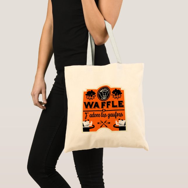 Bolsa Tote Waffles Franceses (Frente (produto))