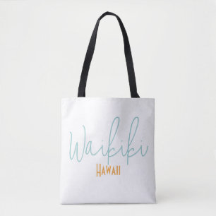 Bolsa Tote Waikiki, Havaí Lembrança de Viagem 