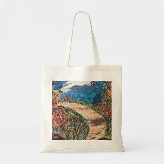 Bolsa Tote Walking along a path (Frente)
