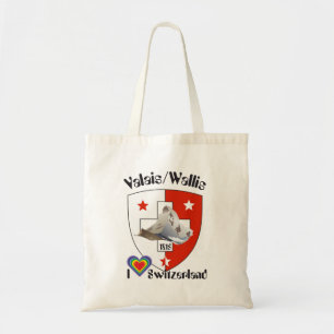 Bolsa Tote Wallis, Valais Suíça Suisse saco/