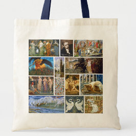 Bolsa Tote Walter Crane Art Nouveau Gallery Collage