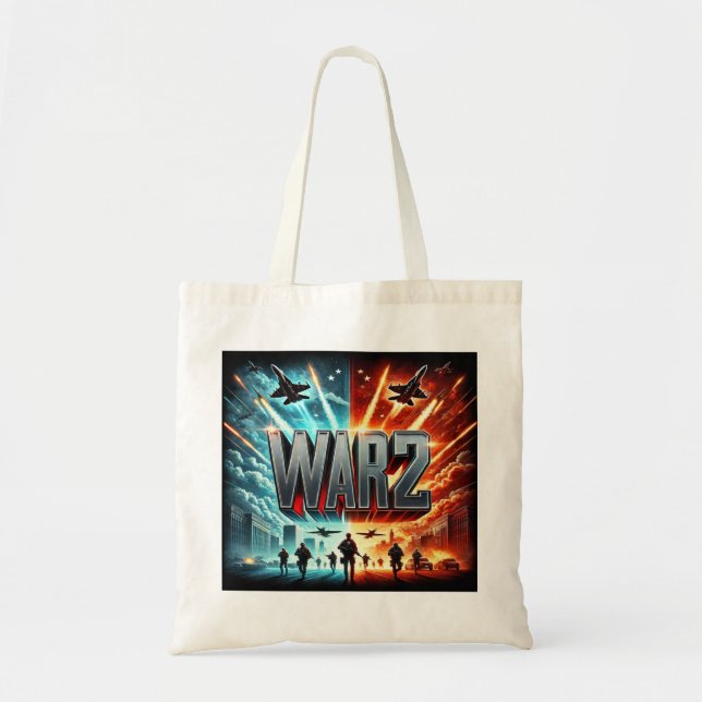 Bolsa Tote WAR2 Action Movie Tote Bag - Hrithik Roshan Jr NTR (Frente)