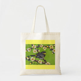Bolsa Tote Warbler da Garganta Amarelo ~ Primavera