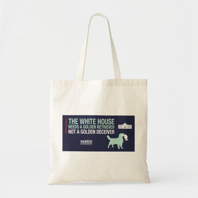Bolsa Tote Warren 2020 - Bailey - Retreiver dourado (Frente)