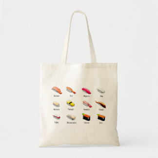 Bolsa Tote Wasabi sushi comida japonesa
