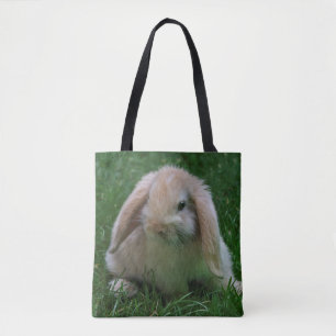 Bolsa Tote Wascally Wabbit por todo o lado no saco do
