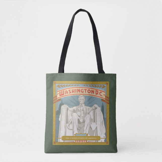 Bolsa Tote Washington DC | Memorial Lincoln (Frente)