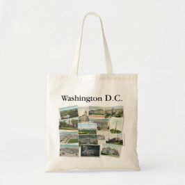 Bolsa Tote Washington DC: Postcards Vintage Souvenir