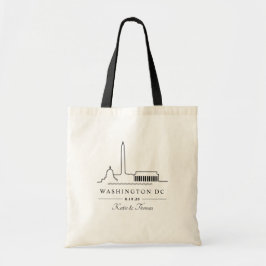 Bolsa Tote Washington DC que Wedding o saco bem-vindo