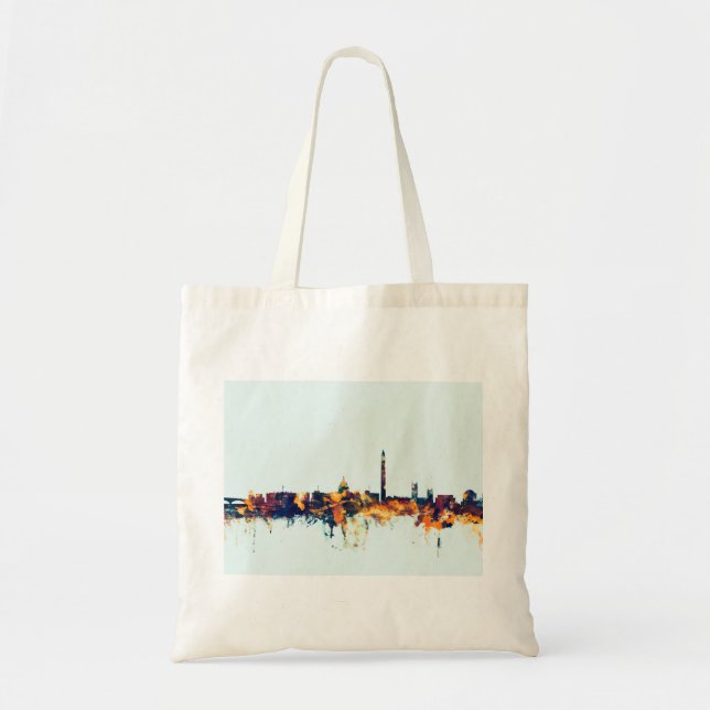 Bolsa Tote Washington DC Skyline (Frente)