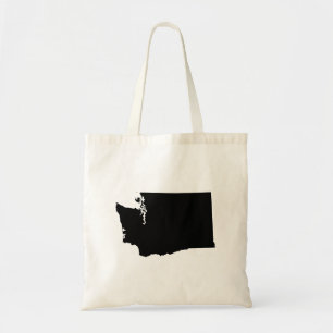 Bolsa Tote Washington em preto e branco