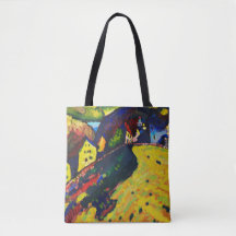 Wassily Kandinsky. Casas em Murnau. Expressionismo