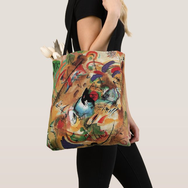 Bolsa Tote Wassily Kandinsky - Improvisação, Sonhadora, (Close Up)
