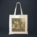 Bolsa Tote Water Play Whimsical Farmhouse Duck Family Pond<br><div class="desc">This tote bag features a mother duck and her ducklings swimming in a peaceful farm pond. The gentle countryside scene is perfect for duck lovers, farm animal fans, and anyone who enjoys calm outdoor and nature artwork. Great for everyday use, grocery shopping, school, or casual outings. A charming tote bag...</div>