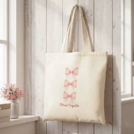 Bolsa Tote Watercolor Bows Tote Bag