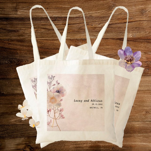 Bolsa Tote Watercolor Faye Floral (Criador carregado)