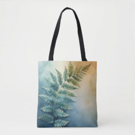 Bolsa Tote Watercolor Jungle Fern Carryall