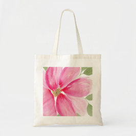 Bolsa Tote Watercolor Magenta Bloom