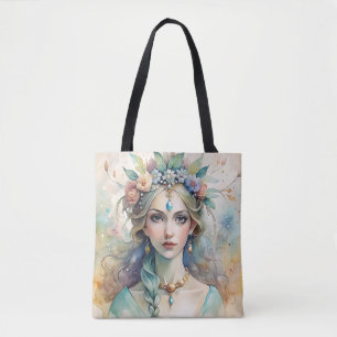 Bolsa Tote Watercolor Royal Muse