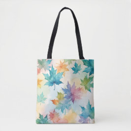 Bolsa Tote Watercolor Seasonal Leaves Bag