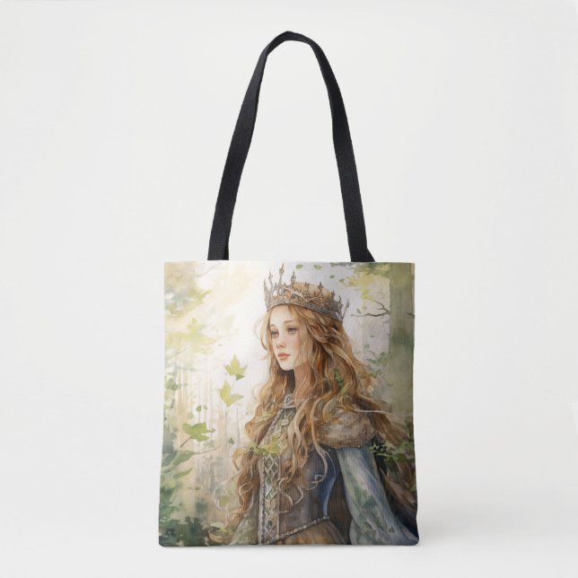 Bolsa Tote Watercolour Forest Princess (Frente)