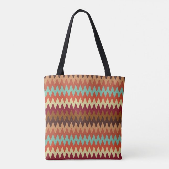 Bolsa Tote Wavy Pattern Sedona Sudoeste (Verso)