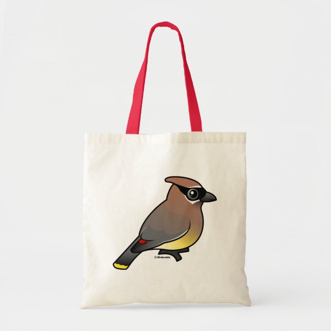 Bolsa Tote Waxwing de cedro (Frente)